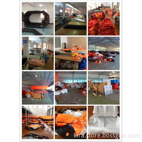 EC approval raft throw overboard type life raft